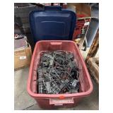 Storage Tote w/Trains Tracks & Switches