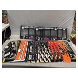 NASCAR License Plates w/Sport License Plate Covers