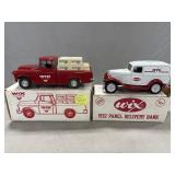 (2) Wix Filters Die-Cast Banks