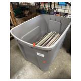 Storage Tote Full of Records
