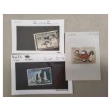 (3) Vintage Collector Duck Stamps