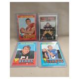(4) Assorted NFL Football Cards