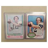 (2) Roger Staubach NFL Football Cards