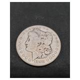 (1) 1880 U.S. Morgan Silver One Dollar Coin