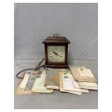 Old Master Electric Clock w/ Old Letters