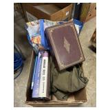 Box Lot w/ Puzzle, Books, Artwork & More