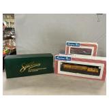 American Flyer Locomotive & (3) Train Cars,