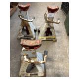 Three Matching Jack Stands