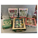 Lot Of Glass Christmas Ornaments