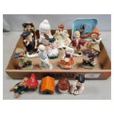 Tray Lot Of Assorted Figurines & More