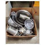 Box Lot Of Assorted Pewter Items