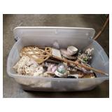 Box Lot Of Assorted Items Including Linens,