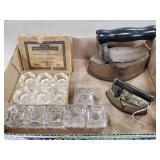Tray Of Assorted Vintage Salt Cellars & (2)