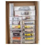 (17) Assorted "N" Scale Model Train Cars