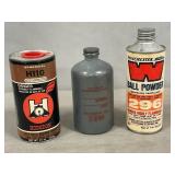 Ball, Pistol Powders, Lead Shot