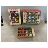 Lot Of Vintage Glass Christmas Ornaments