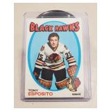 (1) Tony Esposito Black Hawks Hockey Card
