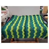 (3) Afghan Pieces (Approximately 24"×36")