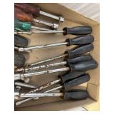 Tray of Assorted Nut Drivers