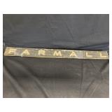 (2) McCormick Farm All Black and Gold Nameplates