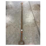 Digging Iron with Loop Handle, 58" long