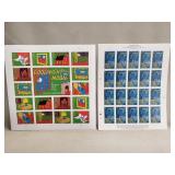 (2) Sheets Of U.S. Postal Service Stamps