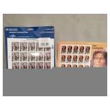 (2) Sheets Of U.S. Postal Service Stamps