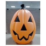 (1) Pumpkin Jack-O-Lantern Blow Mold (22" Tall)