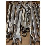 Tray Lot of Assorted Wrenches