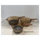 (3) Corning Vision Ware