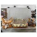(3) Longaberger Baskets