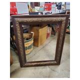 (1) Vintage Wooden Picture Frame (27"ï¿½32")