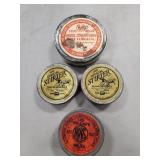 (4) Vintage Musket Cap Tins (All Tins Contain