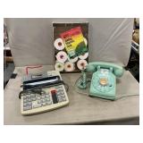 Vintage Rotary Phone, Texas Instruments Adding
