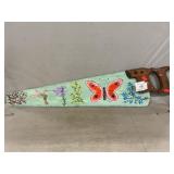 Handpainted Hand Saw