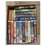 Box Full Of Disney/Family VHS Tapes