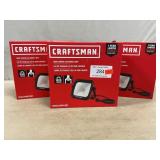 (3) New Craftsman 1000 Lumens LED Worklight