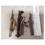 (3) Antique Hand Forged Tools