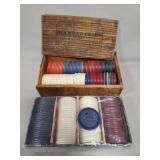 Assortment Of Vintage Poker Chips