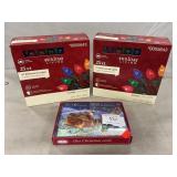 (2) String Lights, Christmas Cards