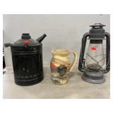 Sevierville Ceramic Pitcher, Painted Dietz