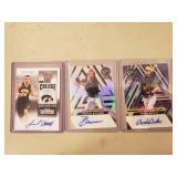(3) Autographed Sports Cards, Jarrod Uthoff