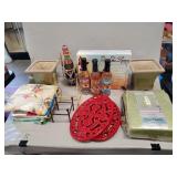 Box Lot Of Assorted Items Including A Plastic