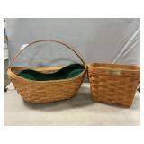 (2) Longaberger Baskets