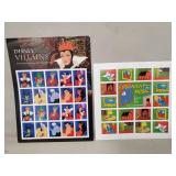 (2) Sheets Of U.S. Postal Service Stamps