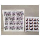 (2) Sheets Of U.S. Postal Service Stamps
