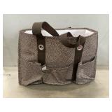 Thirty One Bag With Knitted Pieces, Yarn