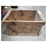 (1) Vintage Wooden Crate (17"ï¿½11"ï¿½11")