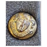 (1) Civil War Massachusetts State Coat Button