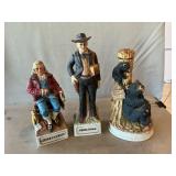 (3) Decanters (Empty) (Bears Also Musical)